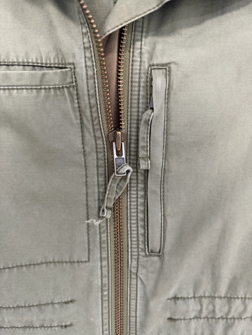 Madewell Fleet Jacket in Olive Green Utility Style - Picture 6 of 10